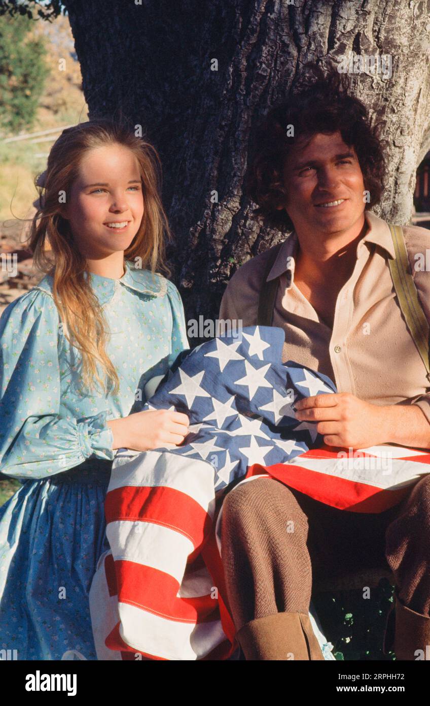 KLEINES HAUS an der PRAIRIE Michael Landon Melissa Gilbert Stockfoto