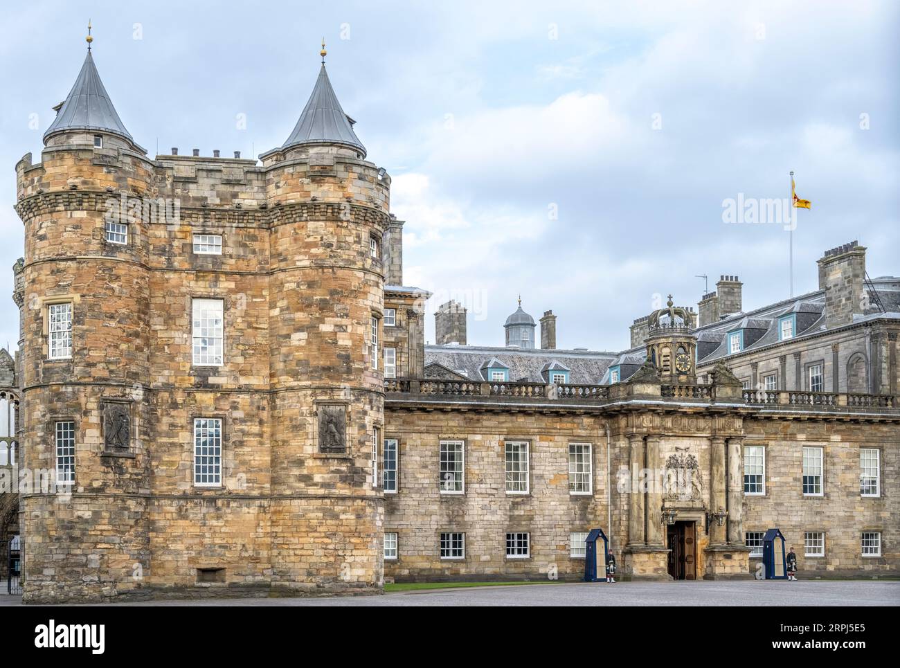 Holyrood Palace Stockfoto