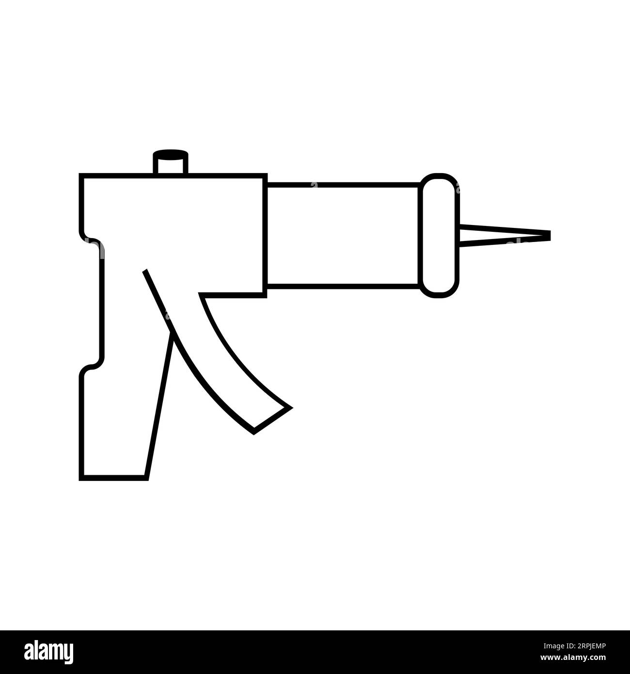SILIKON-FREI bearbeitbares und größenverstellbares Vektorsymbol Stock Vektor