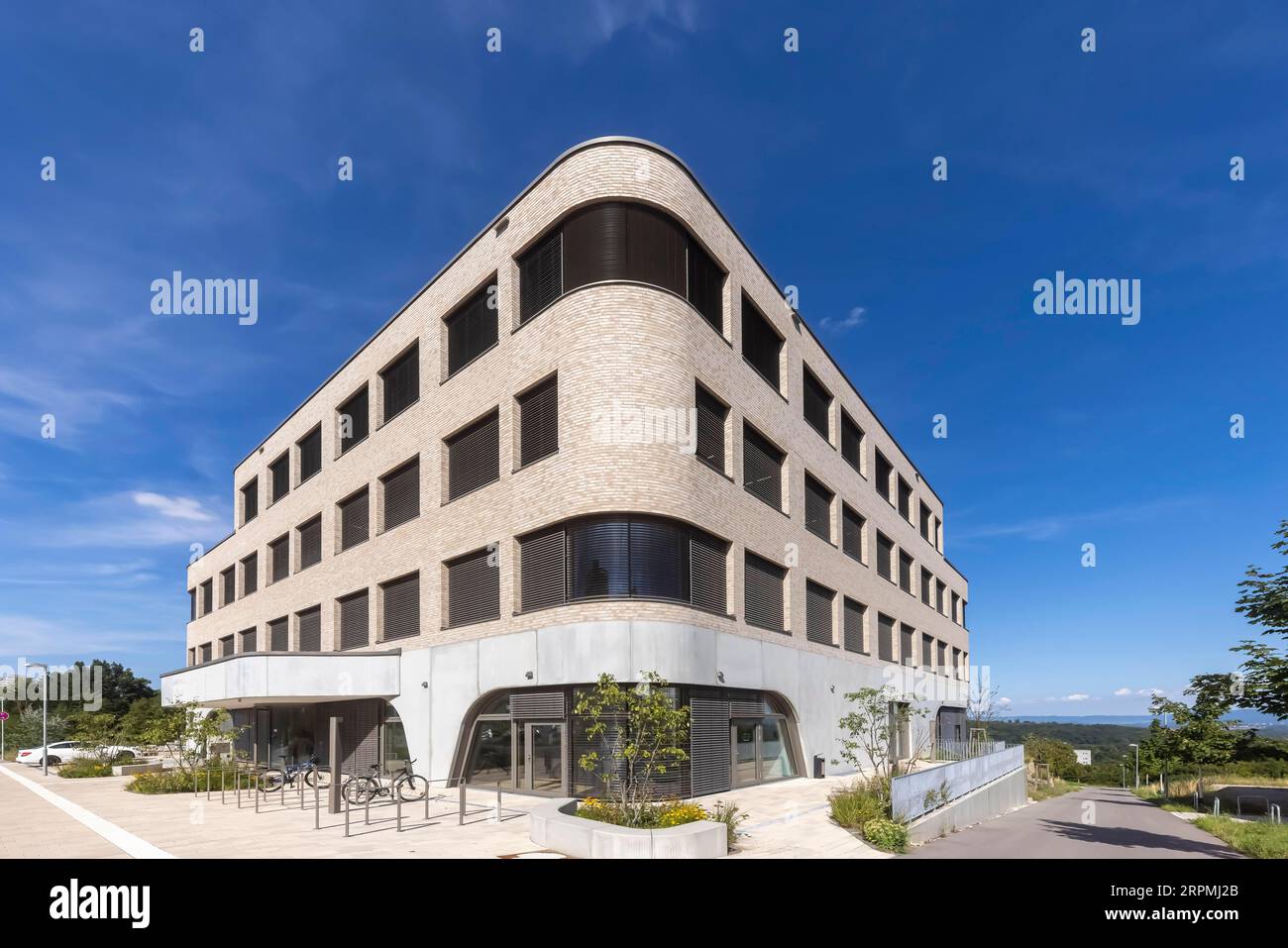 Forschungs- und Entwicklungszentrum des Amazonasunternehmens, Außenansicht, künstliche Intelligenz im Cyber Valley, Tübingen Stockfoto