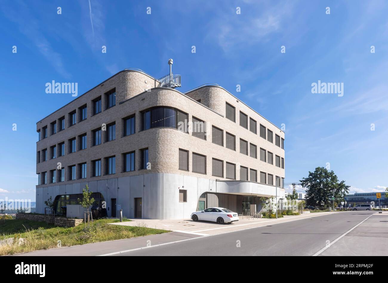 Forschungs- und Entwicklungszentrum des Amazonasunternehmens, Außenansicht, künstliche Intelligenz im Cyber Valley, Tübingen Stockfoto