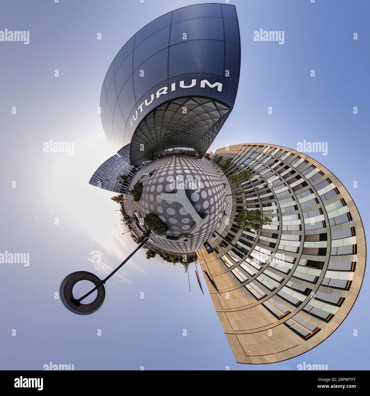 Futurium und Bundesministerium für Forschung und Umwelt in der Präsentation Small Planet, Berlin Stockfoto