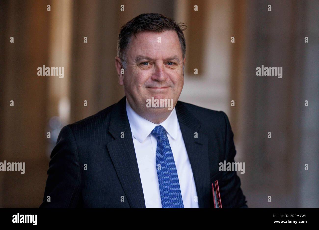 London, Großbritannien. September 2023. Mel Stride, Secretary of State for Work and Pensions, kommt nach der Sommerpause zur ersten Kabinettssitzung. Quelle: Mark Thomas/Alamy Live News Stockfoto