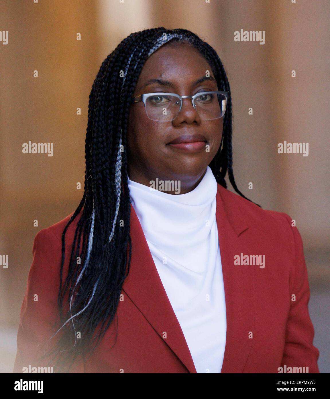 London, Großbritannien. September 2023. Kemi Badenoch, Staatssekretär für Wirtschaft und Handel, kommt nach der Sommerpause zum ersten Kabinettsmeeting. Quelle: Mark Thomas/Alamy Live News Stockfoto