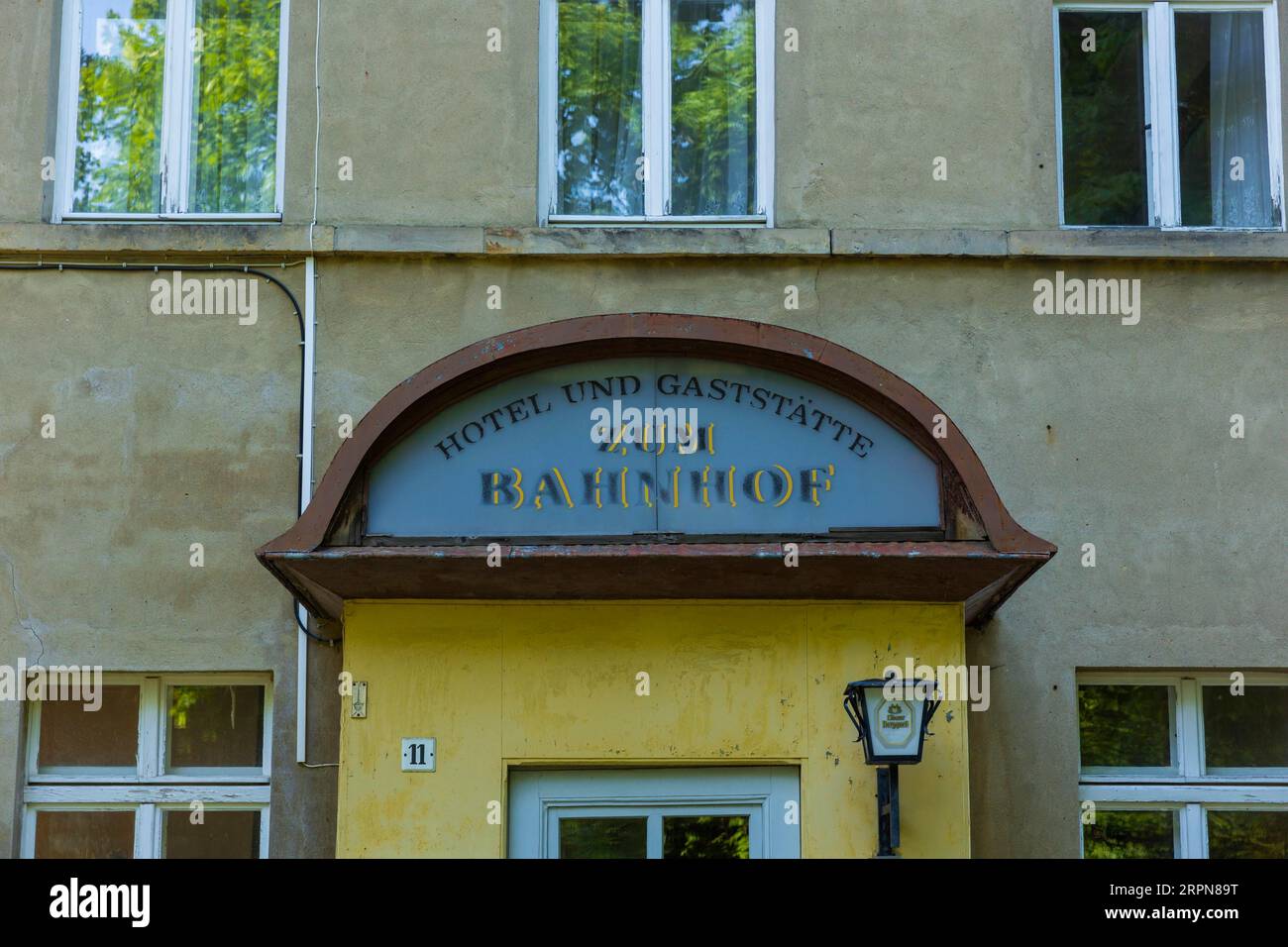 Obercunnersdorf ist ein Landkreis der Gemeinde Kottmar im Landkreis Goerlitz und ein staatlich anerkannter Kurort. Mehr als 250 Obermaterial Stockfoto