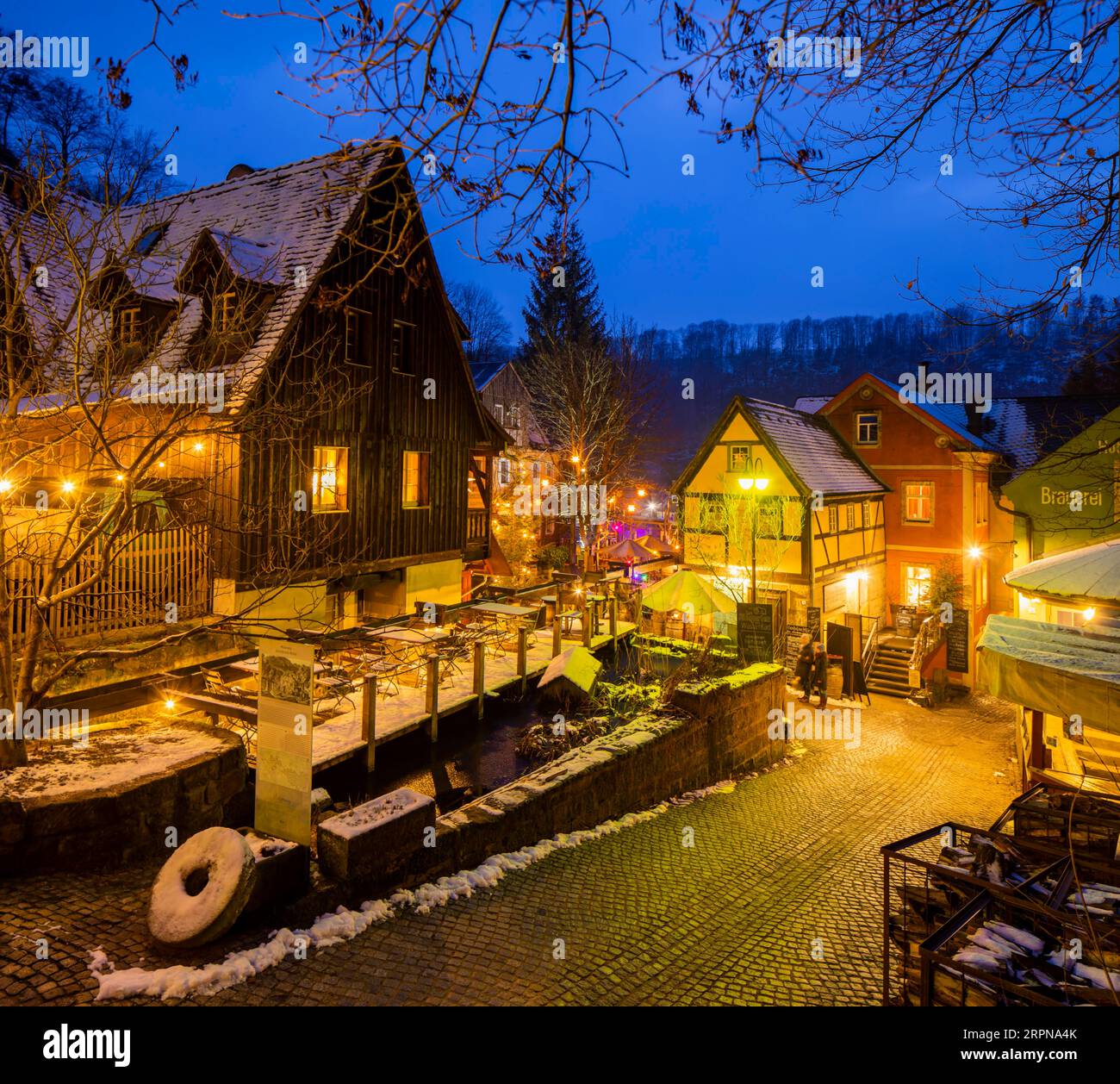 Schmilka Organic and National Park Refuge Stockfoto