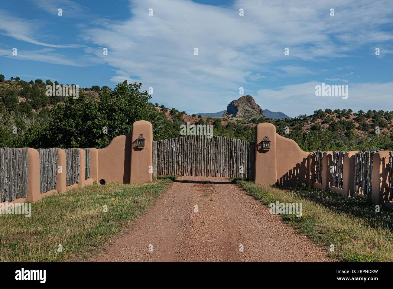 Landschaftlich reizvolle Fahrt über den Highway of the Legends in Colorado Stockfoto