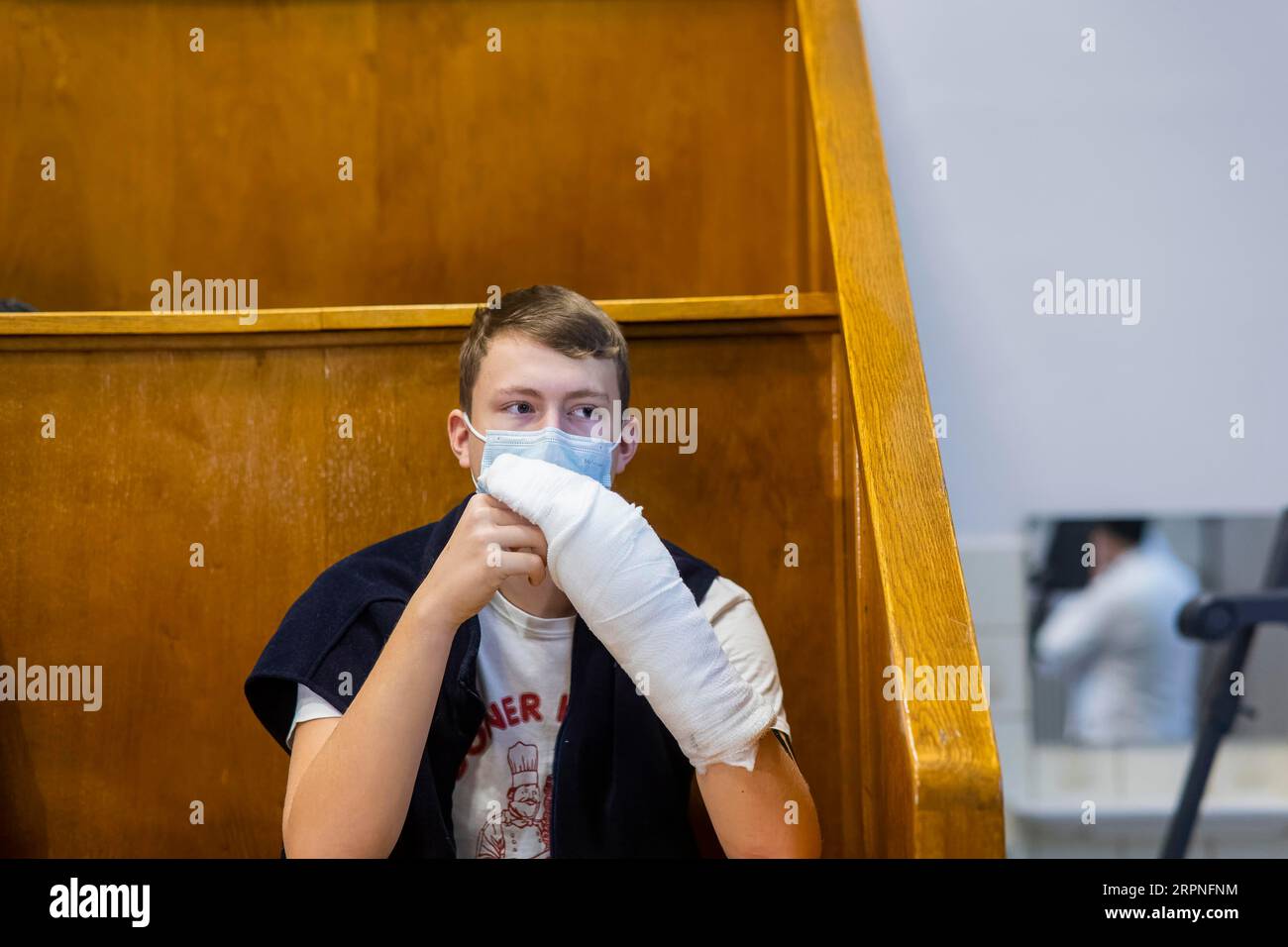 Silvesterspaß mit brutaler Sprengkraft: Handchirurgen warnen vor Rücksichtslosigkeit Stockfoto