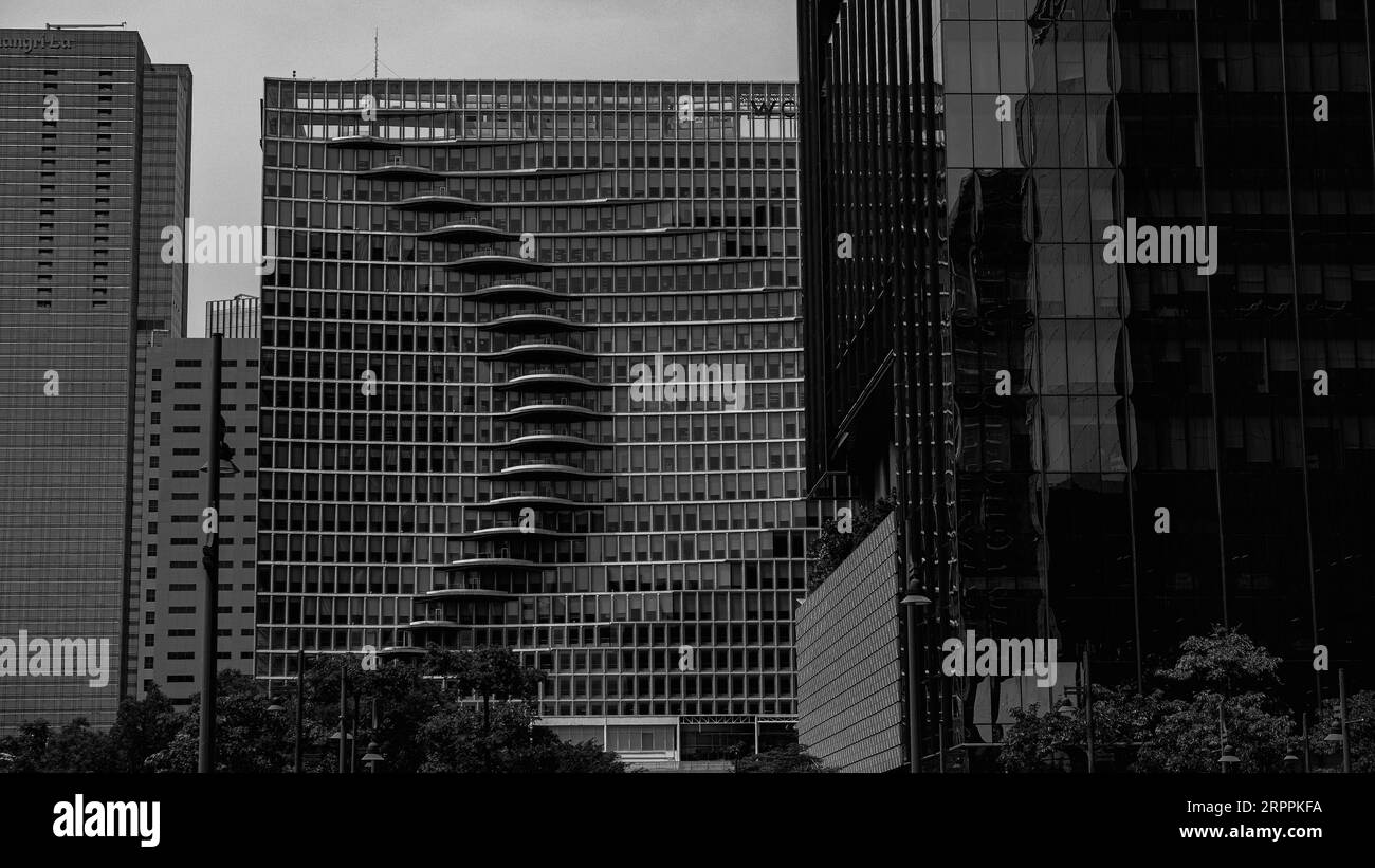 Die Kunst der Architektur, Metro Manila Philippinen. Messeplatz Basel City Schweiz Stockfoto