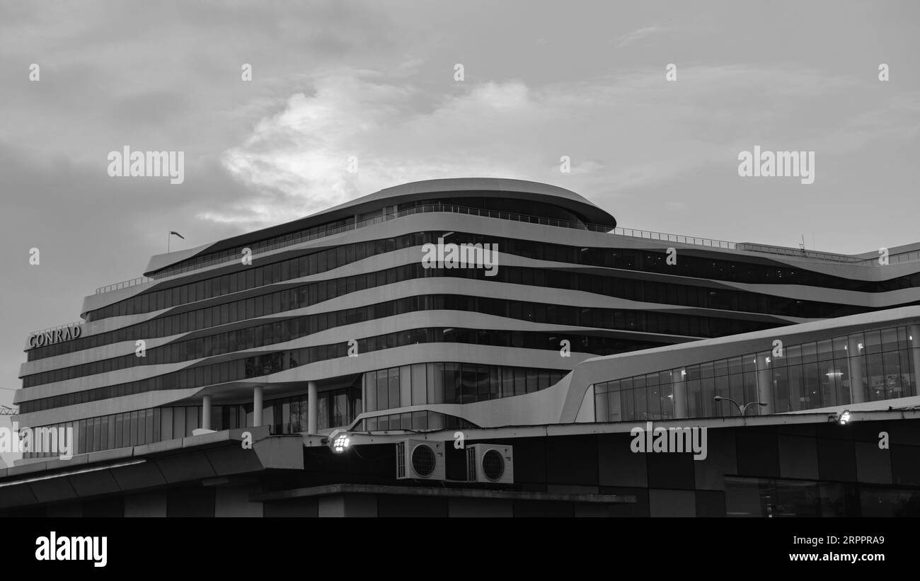 Die Kunst der Architektur, Metro Manila Philippinen. Messeplatz Basel City Schweiz Stockfoto