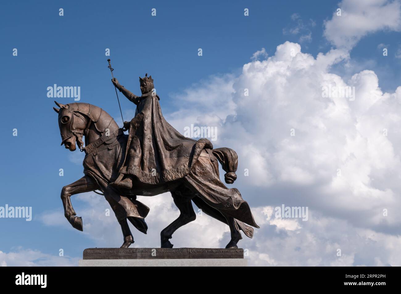 Die Apotheose des Hl. Louis IX., König von Frankreich, im Forest Park, St. Louis, Missouri. Stockfoto