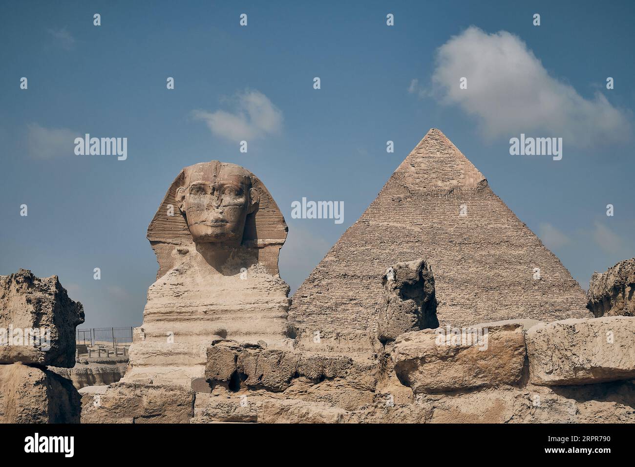 Große Sphinx von Gizeh Stockfoto
