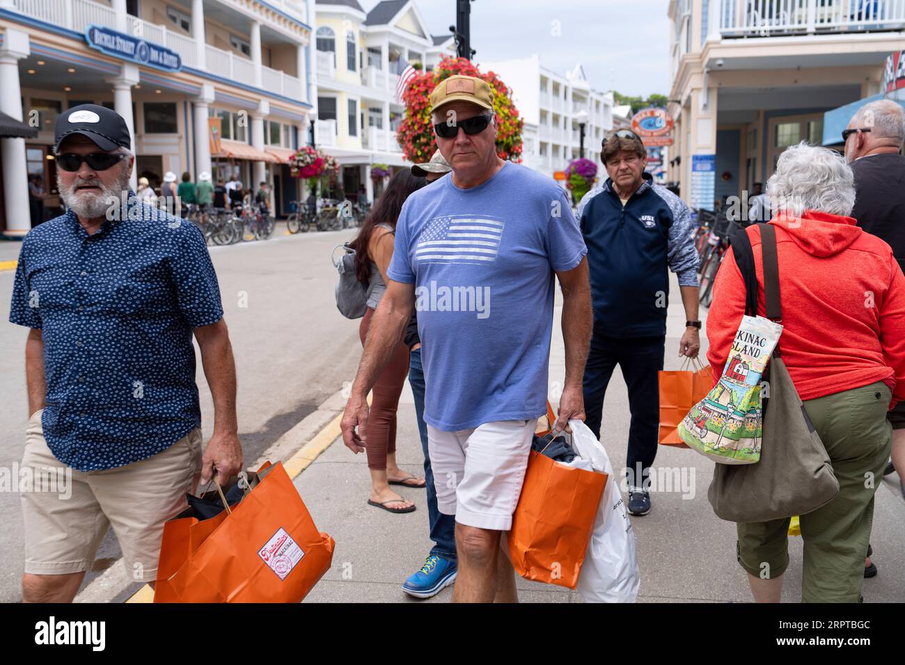 Mackinac Island 22. August 2023 in Michigan Stockfoto