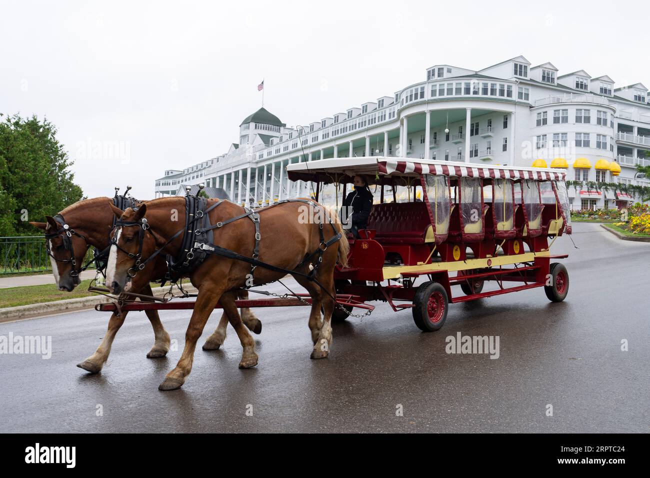 Mackinac Island 22. August 2023 in Michigan Stockfoto