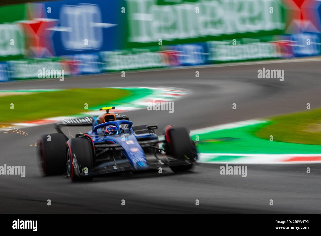 Monza, Italien - 1. SEPTEMBER 2023, #2 Logan Sargeant (USA, Williams), Free Practice vor der Qualifikation für den F1-GP in Italien 2023 Stockfoto