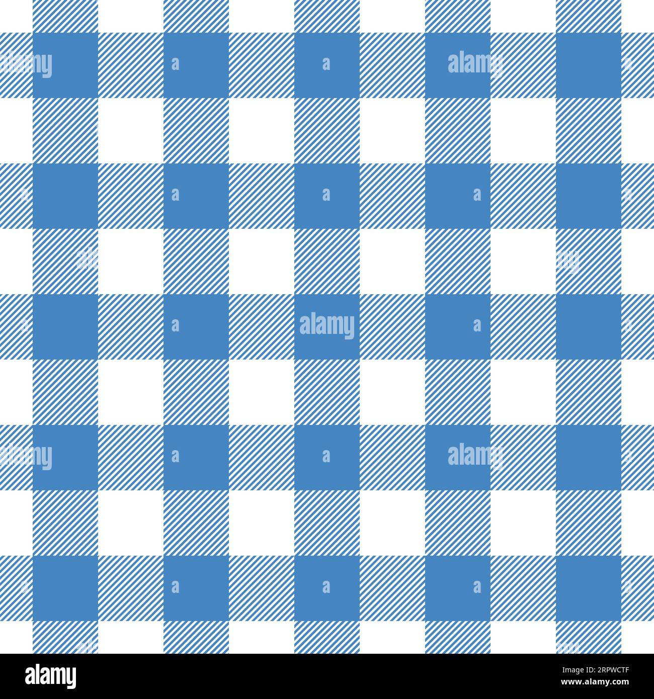 Nahtloses Muster prüfen. Blau überprüft den Hintergrund. Wiederholter geometrischer Patern mit Gingham-Muster. Schottischer Stil für Prints. Sich wiederholende Textur kariertes Karomuster Stock Vektor