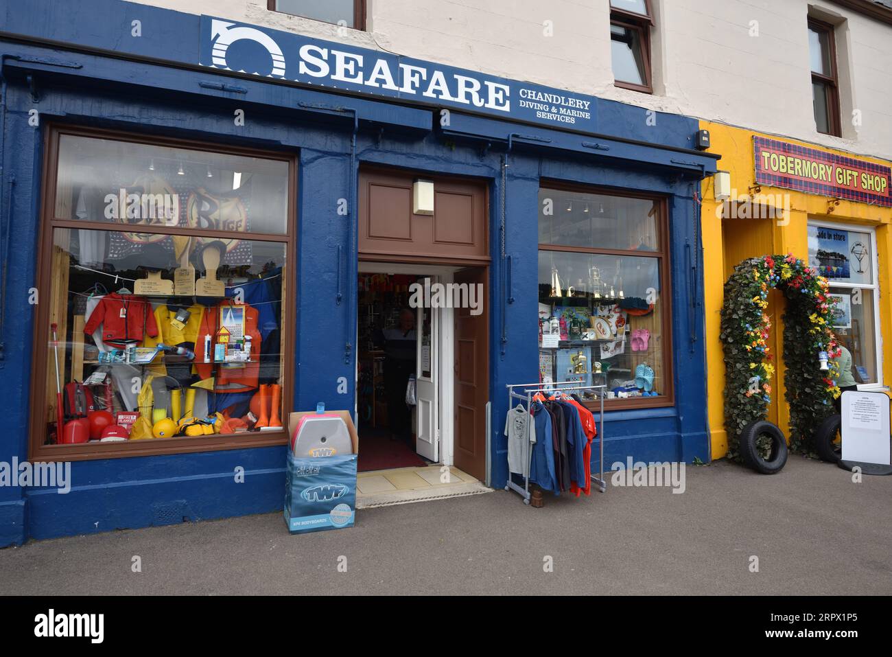 Das Wasser, Tobermory, Isle of Mull Schottland. Stockfoto
