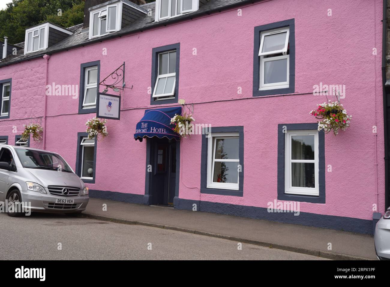 Das Wasser, Tobermory, Isle of Mull Schottland. Stockfoto