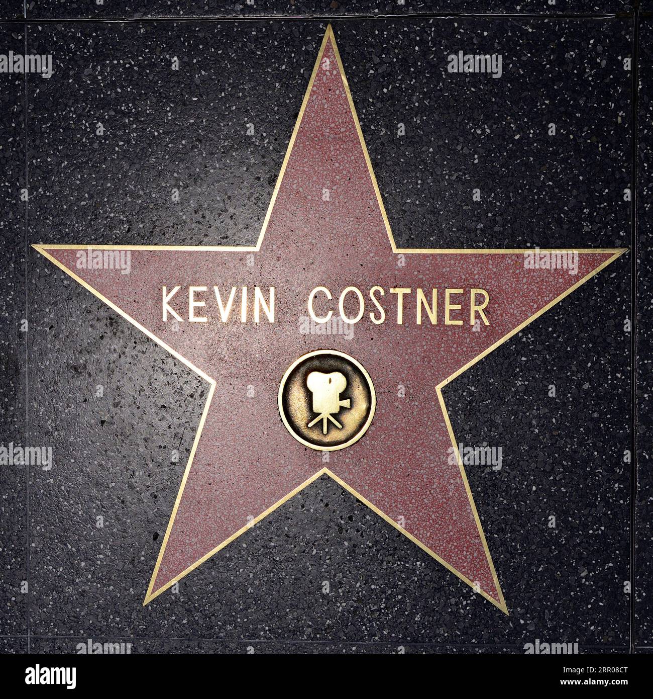 Hollywood Walk of Fame - Kevin Costner Stockfoto