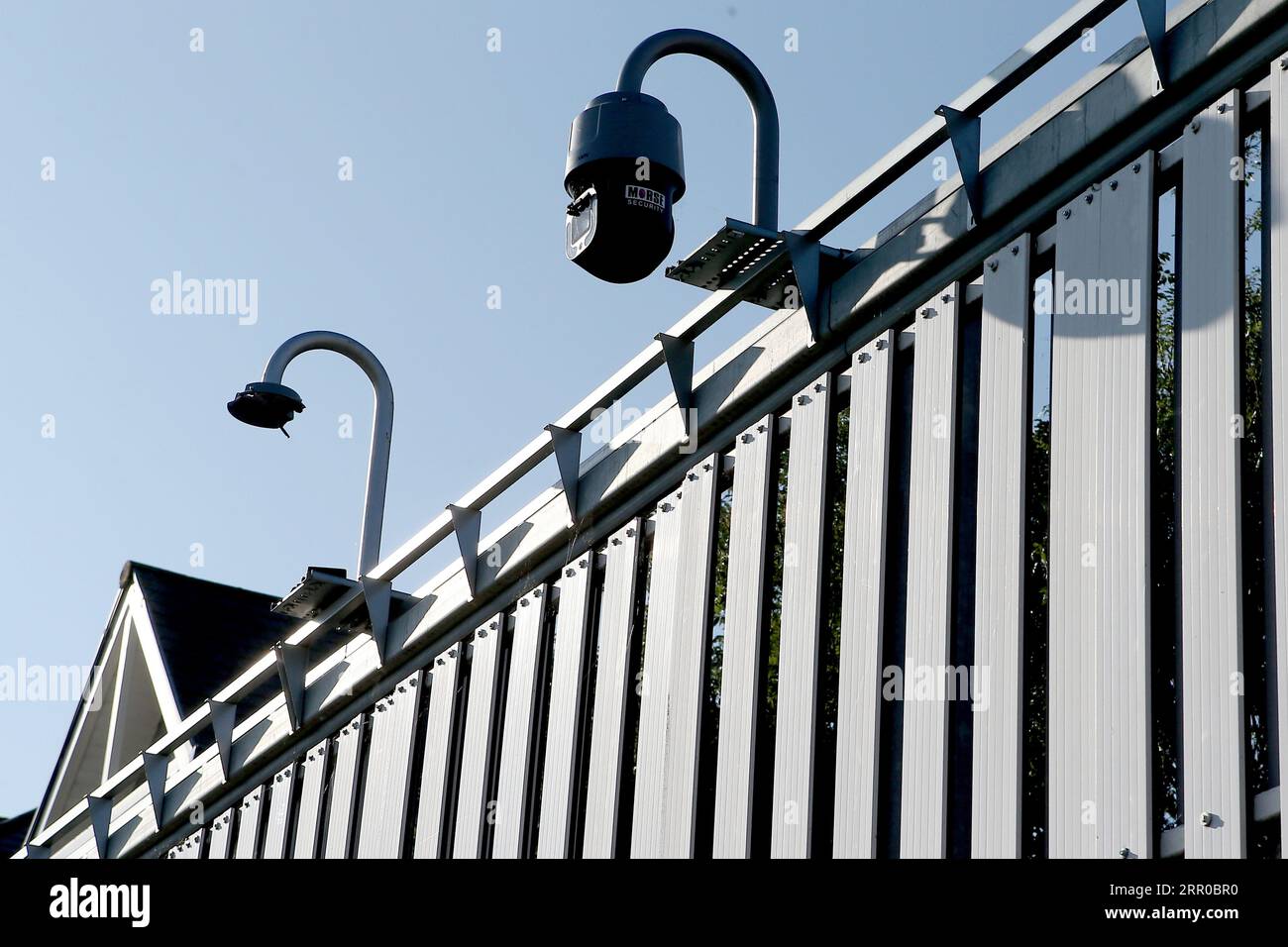 Allgemeine Sicht auf den Sichtbildschirm vor Essex CCC vs Middlesex CCC, LV Insurance County Championship Division 1 Cricket auf dem Cloud County Ground o Stockfoto