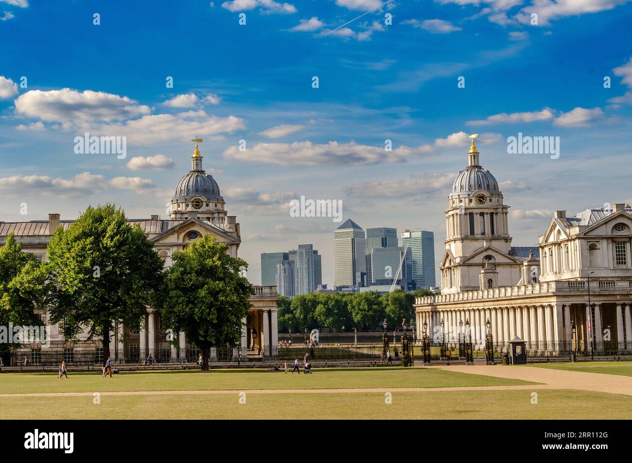 Greenwich ist ein Stadtbezirk in London, England, am Ufer der Themse. Bekannt für seine maritime Geschichte, ist es die Heimat des Cutty Sark, ein restauriertes 1 Stockfoto