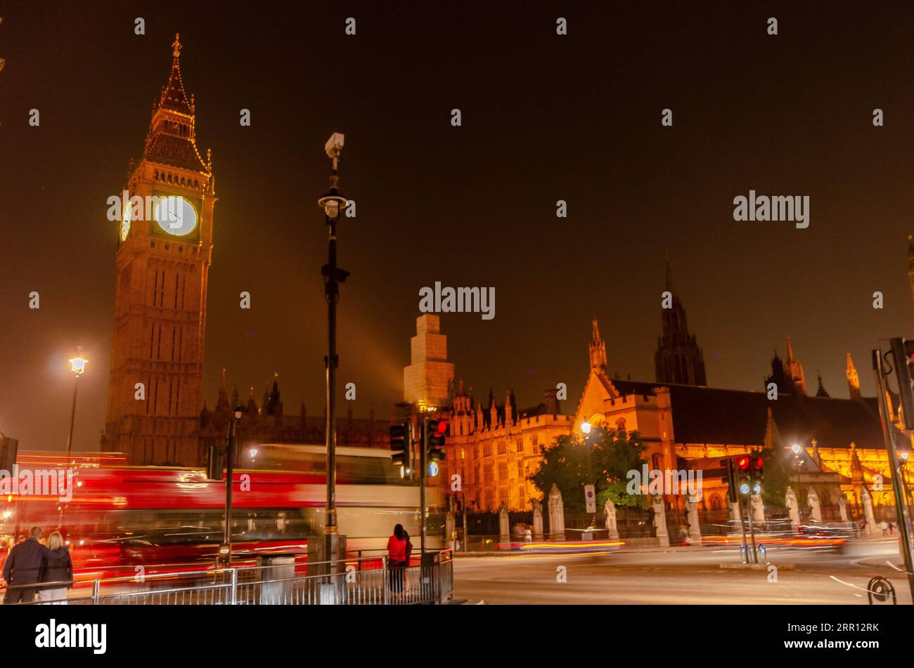 Die offizielle Big Ben-Seite für das britische Parlament. Stockfoto