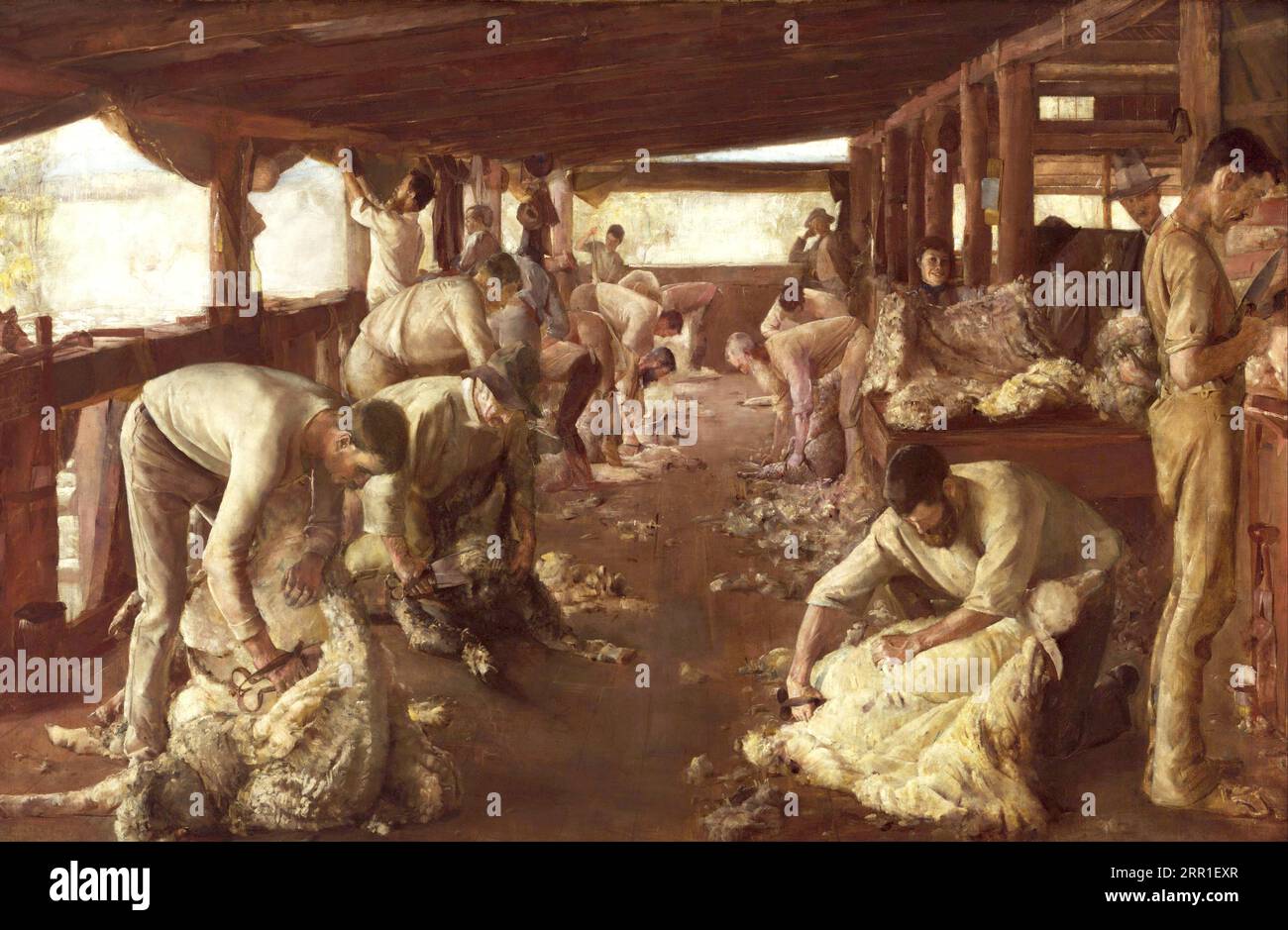 Tom Roberts – Das Goldene Vlies – 1894 Stockfoto