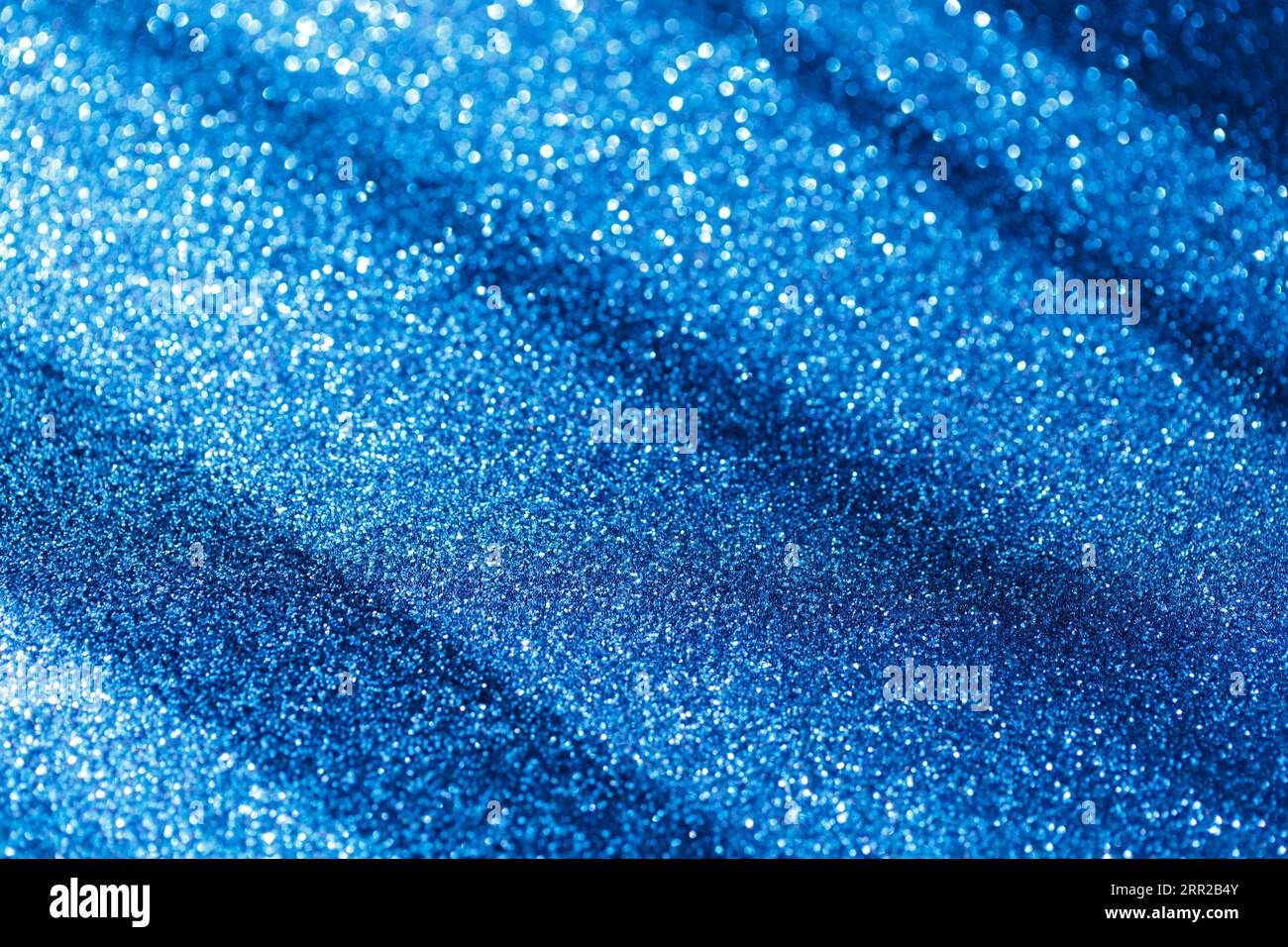 Blau glitter Textur urlaub Hintergrund. Makroaufnahme Stockfoto
