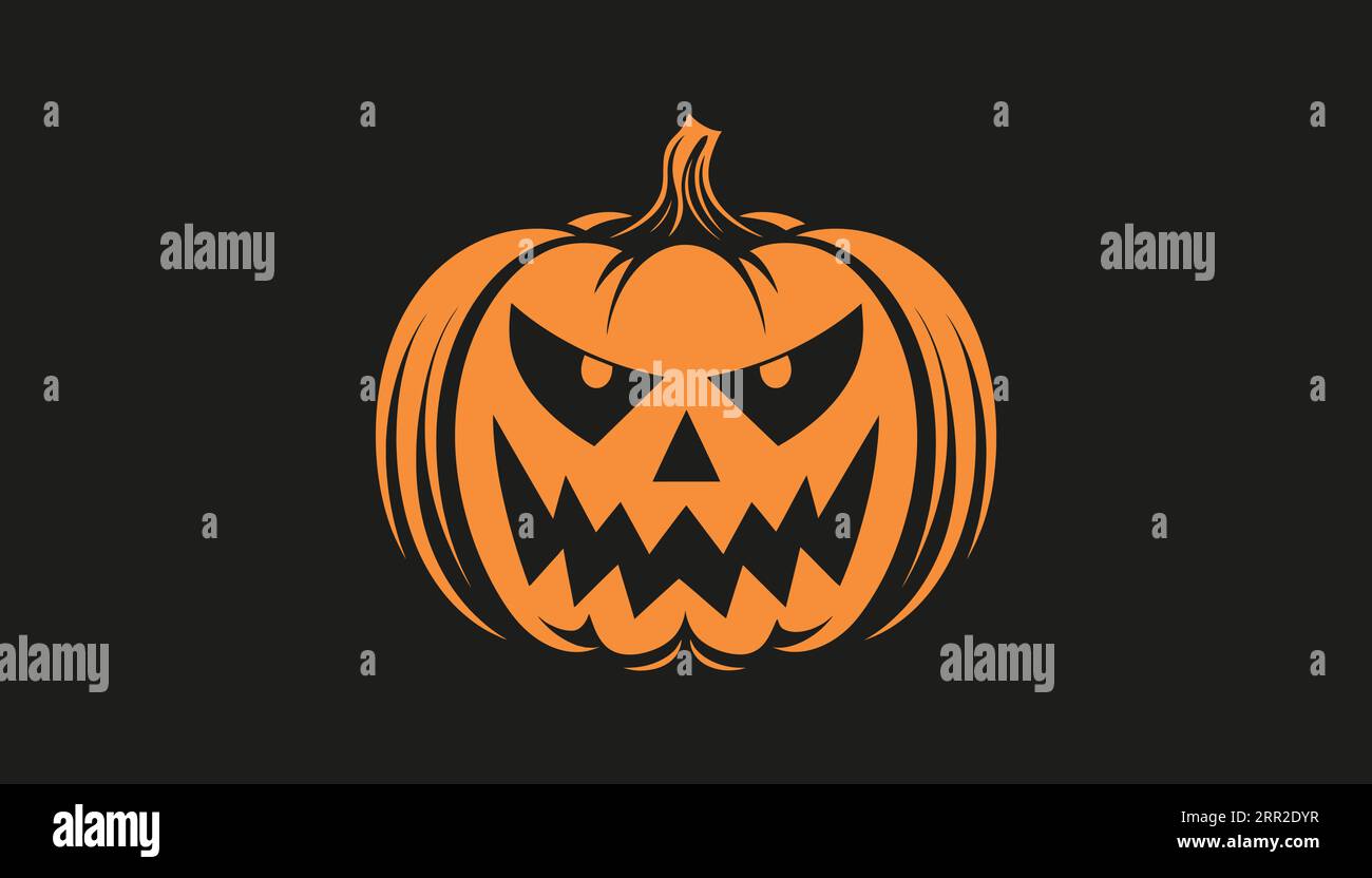 Kürbis. herbsthalloween. Vektorillustration Stock Vektor