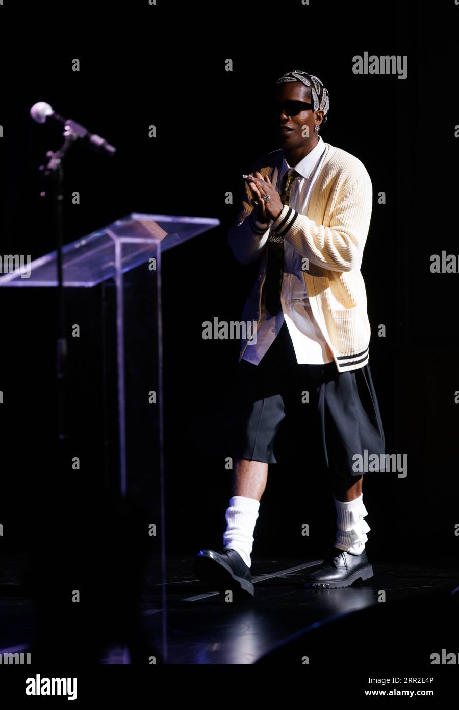 5. September 2023, New York, New York, USA: ASAP Rocky nimmt an der 16. Jährlichen Harlem's Fashion Row Fashion Show and Style Awards im Apollo Theater in New York Teil. (Credit Image: © Photo Image Press via ZUMA Press Wire) NUR REDAKTIONELLE VERWENDUNG! Nicht für kommerzielle ZWECKE! Stockfoto