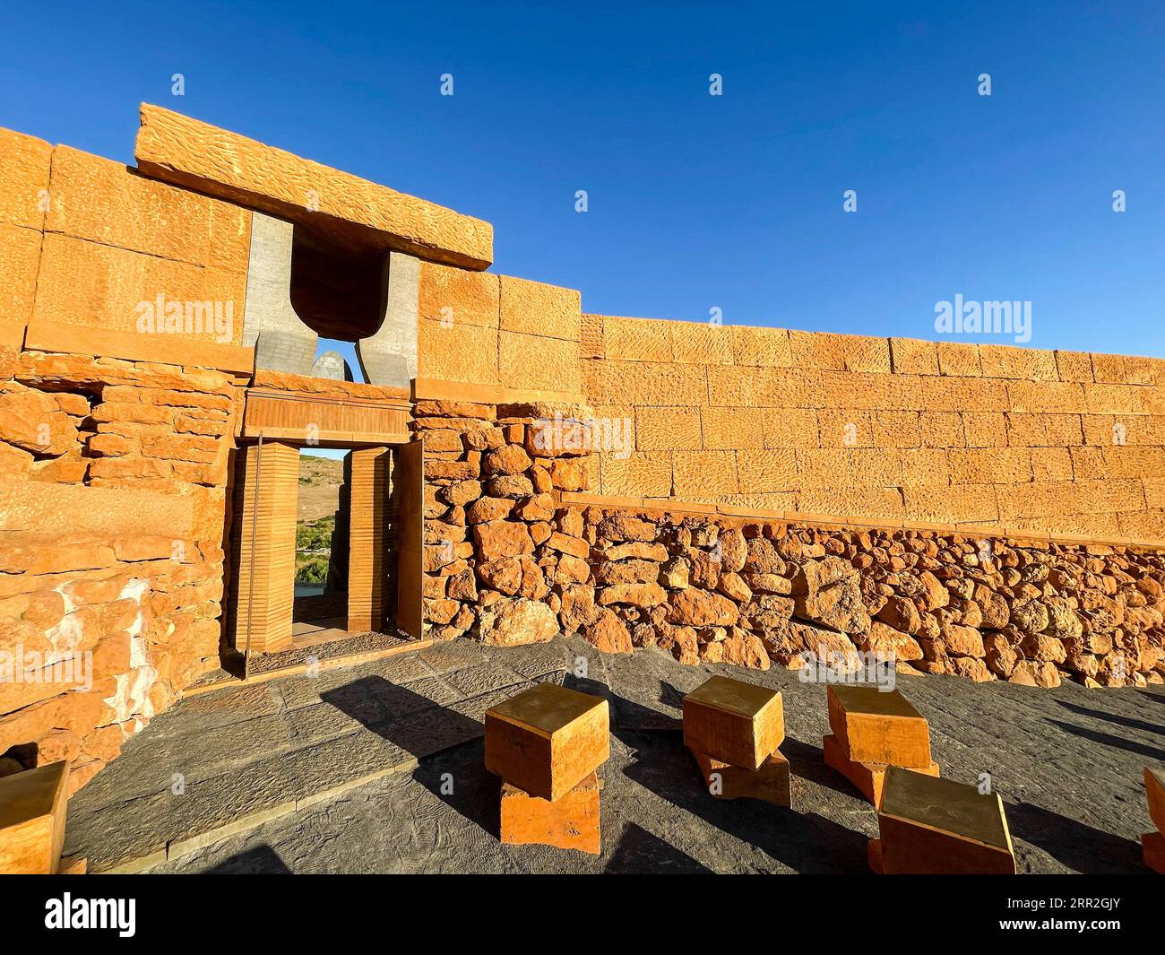 Italien, Sizilien, Santo Stefano Quisquina, Andromeda Theater Stockfoto