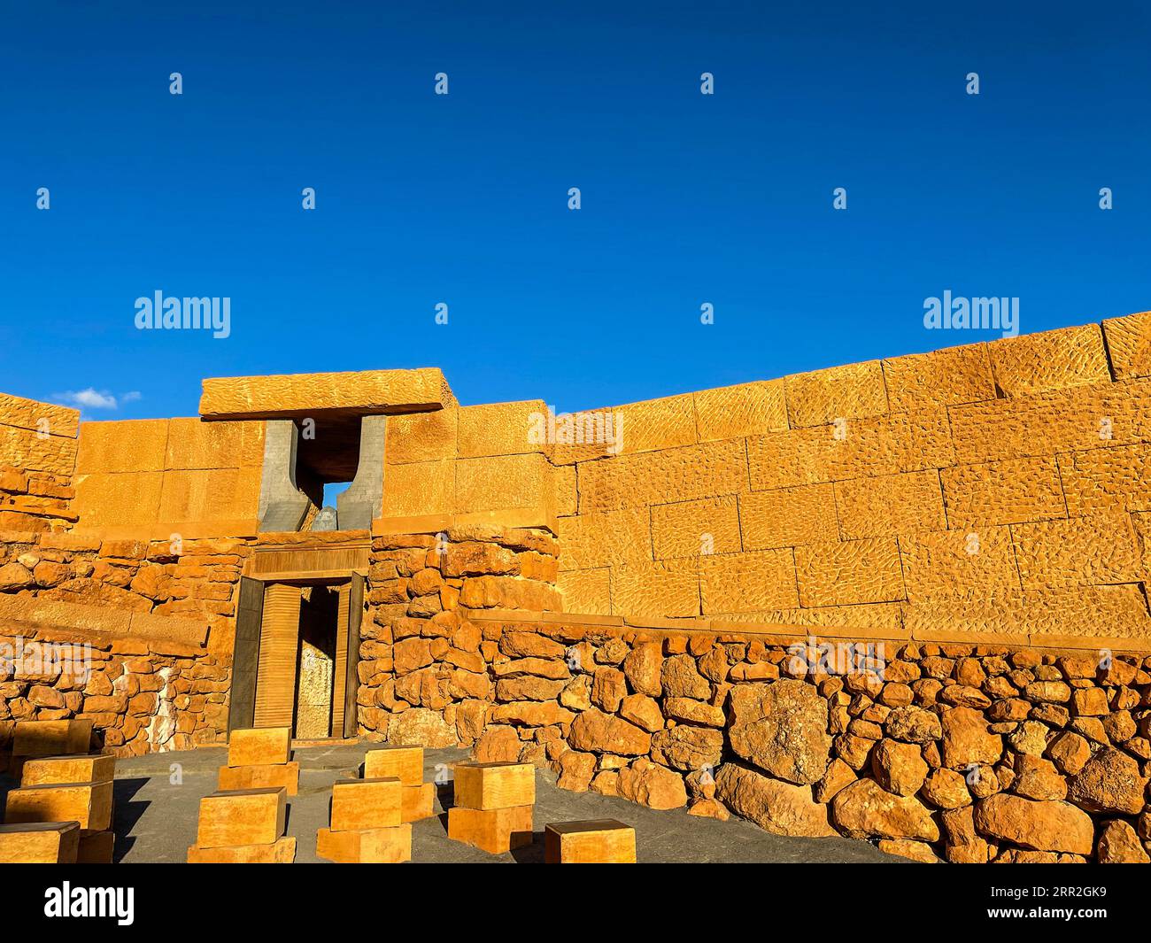 Italien, Sizilien, Santo Stefano Quisquina, Andromeda Theater Stockfoto