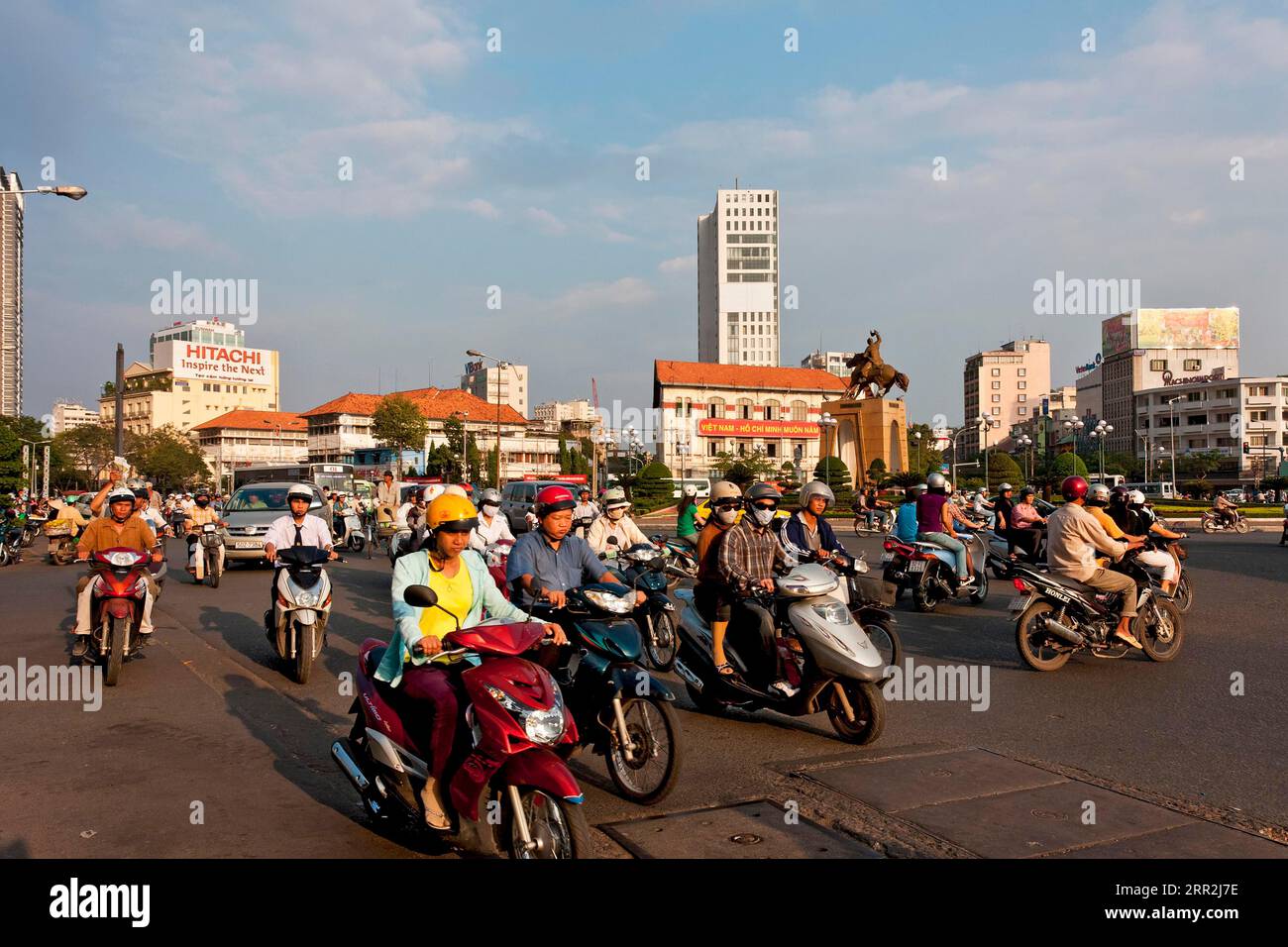 Mopeds, Saigon, Ho-Chi-Minh-Stadt, Vietnam, Südostasien Stockfoto