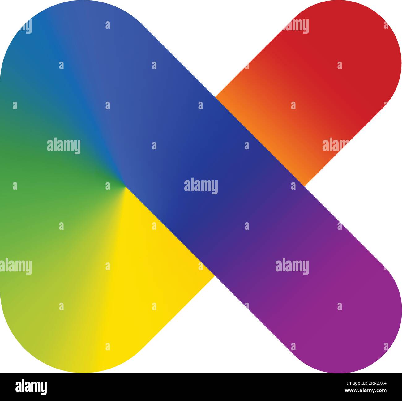 Lineare Form modernes Design mit K-Letter-Logo-Konzept Stock Vektor