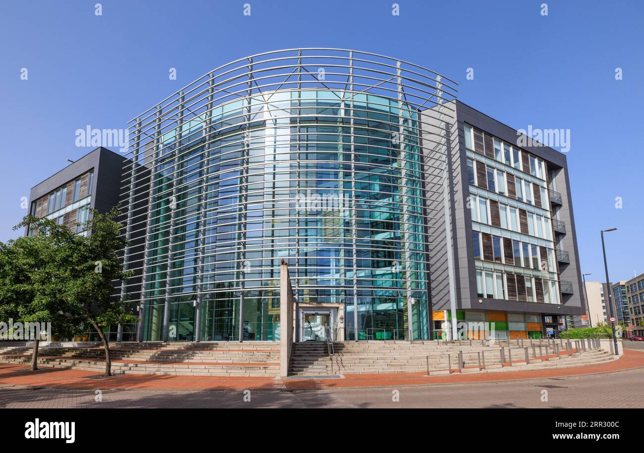 Life Sciences Hub, Assembly Square, Cardiff Bay, Wales Stockfoto