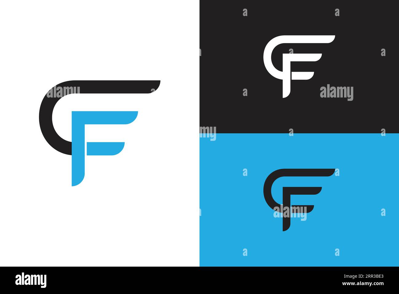 CFE, FE, CE-Logo, Initialmonogramm, Buchstabenlogo Stock Vektor