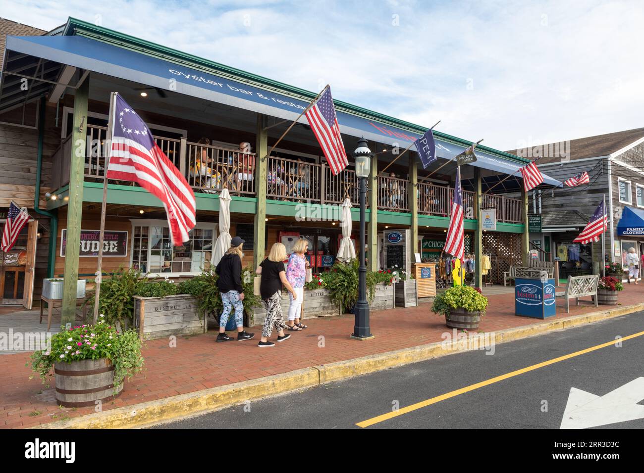 Schoner Wharf North Beach Haven Long Beach Island New Jersey USA Stockfoto