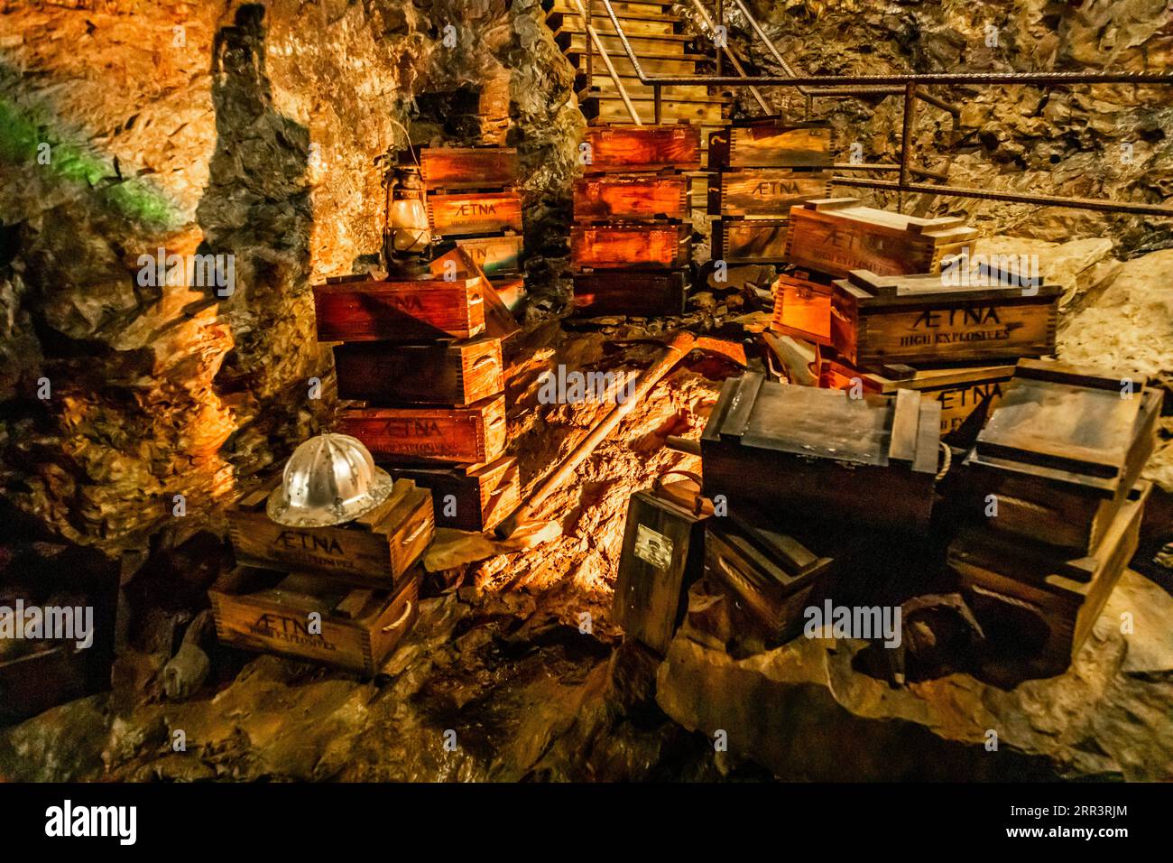 Goldmine Stockfoto