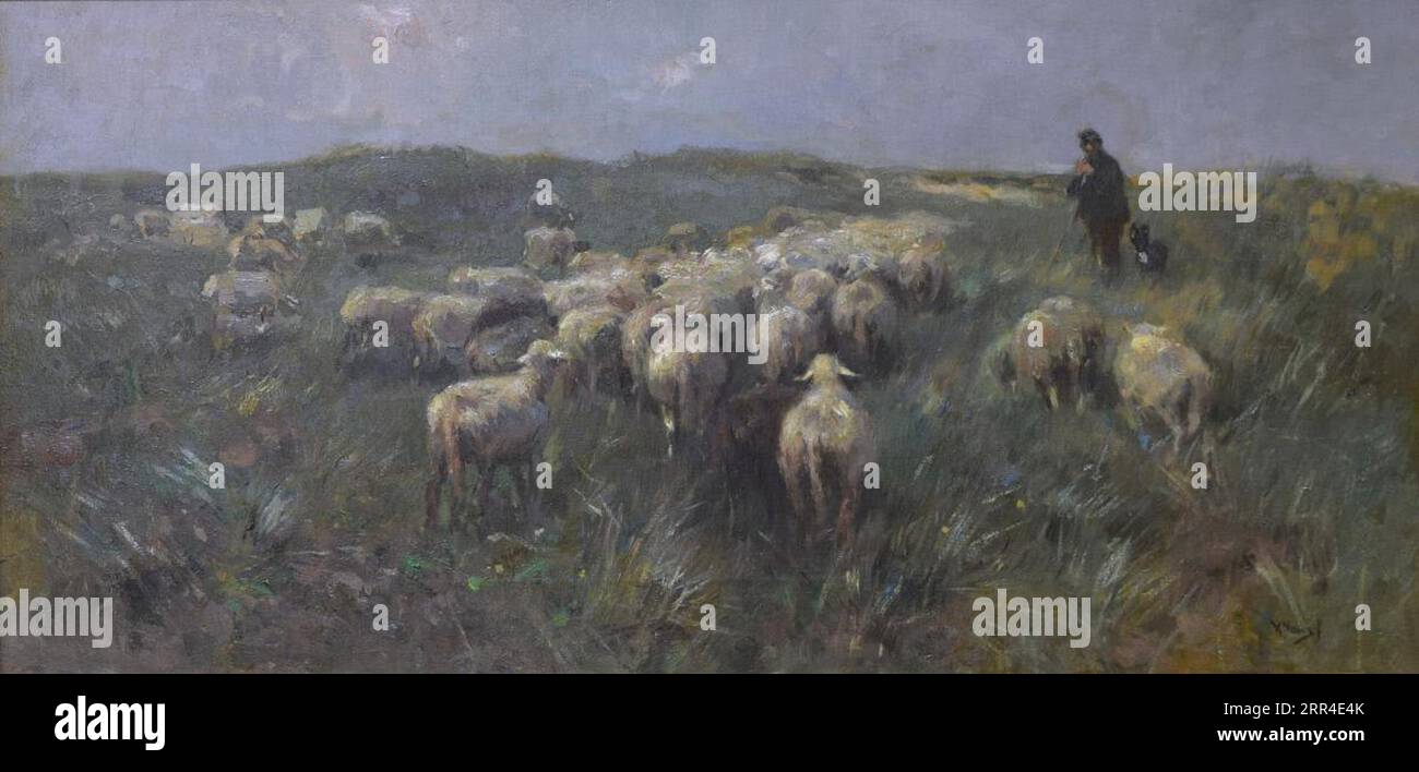 Rückkehr der Herde von Anton Mauve Stockfoto