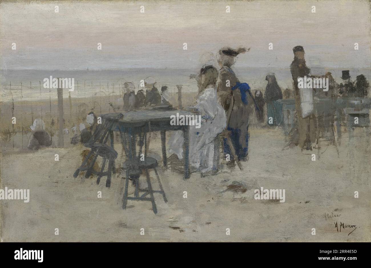 In Scheveningen um 1876 von Anton Mauve Stockfoto