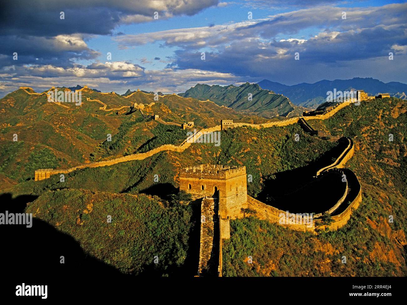 Große Mauer bei Jin Shan Ling, nordöstlich von Peking, China Stockfoto