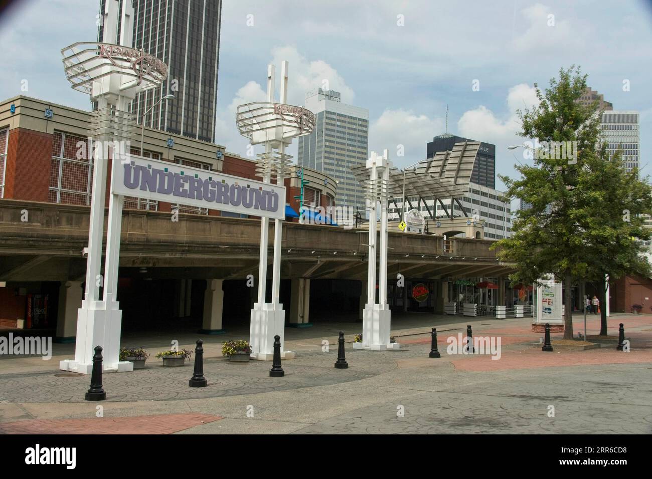 Die Underground Atlanta Georgia Stockfoto