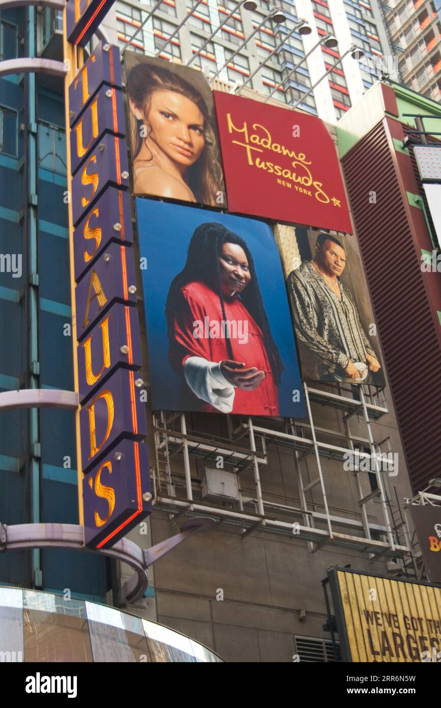 Madame Tussauds Wachsfigurenkabinett Midtown Manhattan West NYC Stockfoto