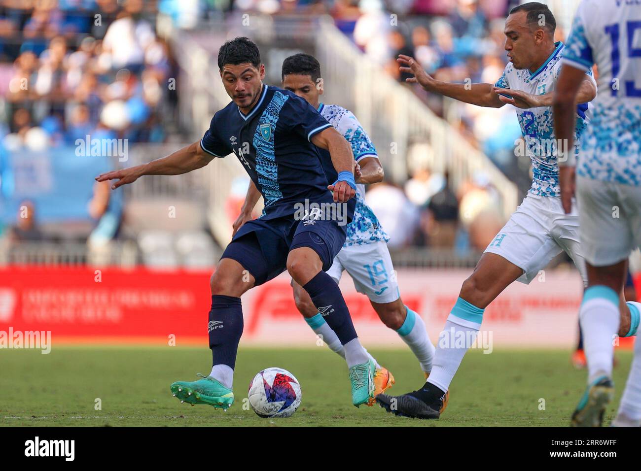 International Friendly, Guatemala gegen Honduras, DRV PNK Stadium, Florida, USA, 9-3-23, Foto: Chris Arjoon/Credit Stockfoto