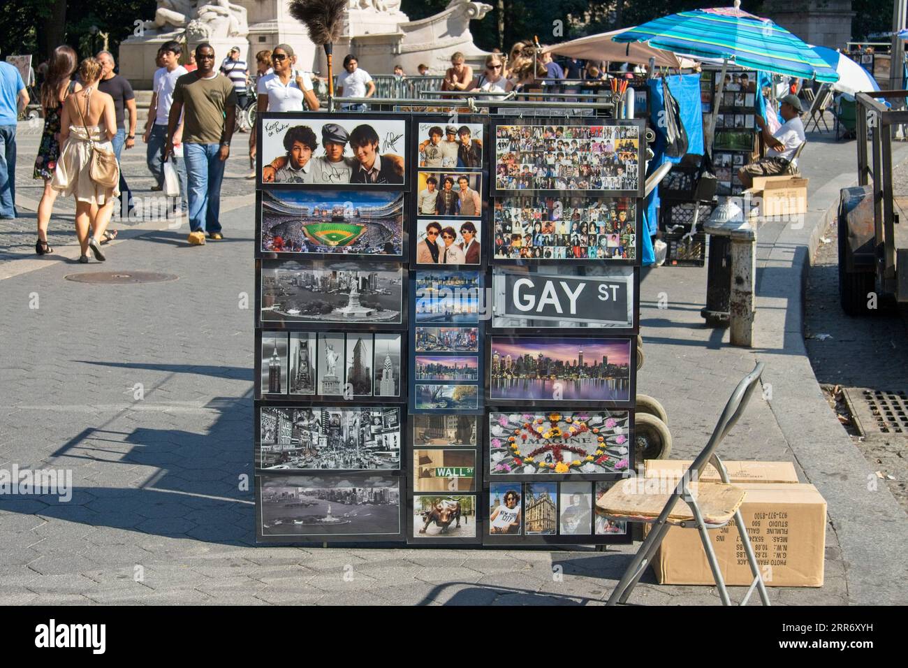 Straße Peddler Upper West Side NYC Stockfoto