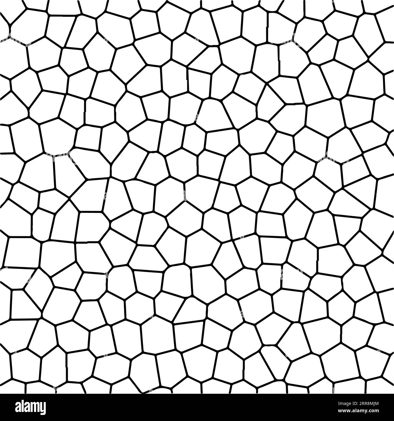 Hintergrund Mosaik Buntglas Fenstertextur Mosaik weiße Polygone Stock Vektor