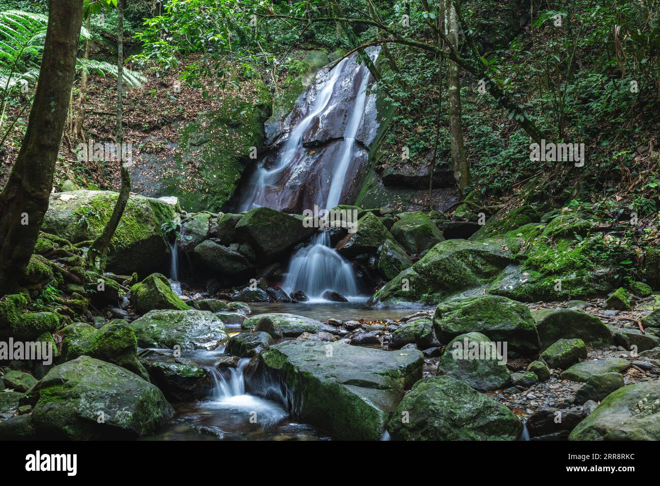 Landschaft des National Kinabalu Park, Taman Negara Kinabalu, in Sabah, Ost-Malaysia Stockfoto