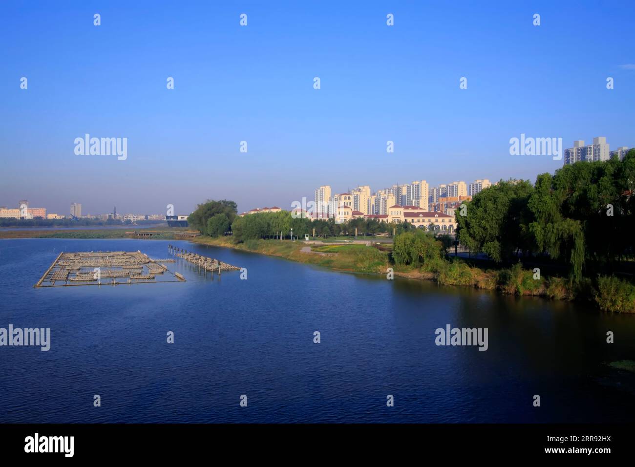 Architektonische Landschaft der Stadt Stockfoto