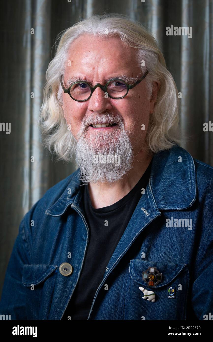 Billy Connolly fotografierte nach einem Interview mit der Press Association im Westbury Mayfair Hotel, London, Vereinigtes Königreich. 29. Juli 2019 Stockfoto