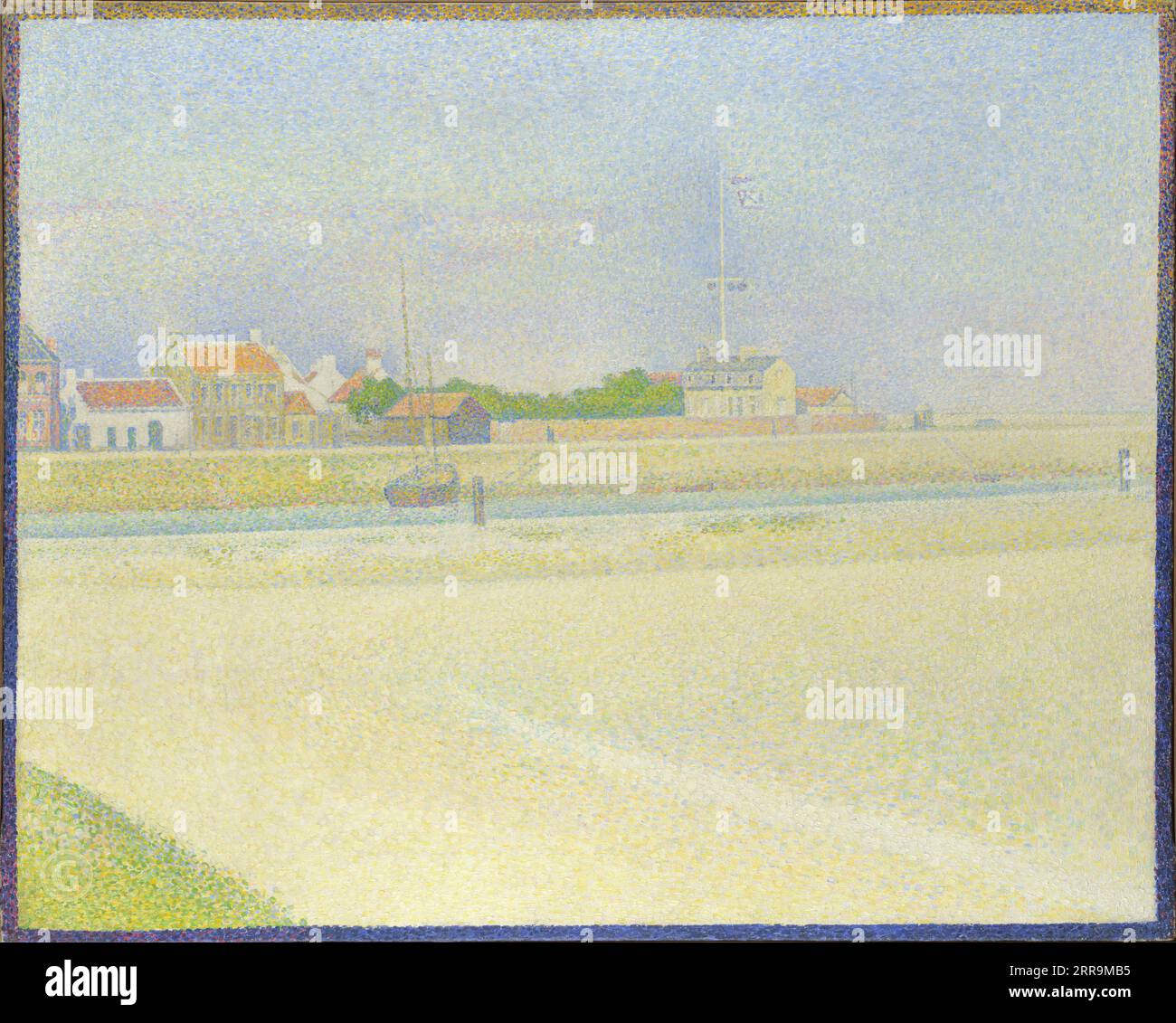 Georges Seurat - The Channel of Gravelines, Grand Fort-Philippe 1890 Stockfoto